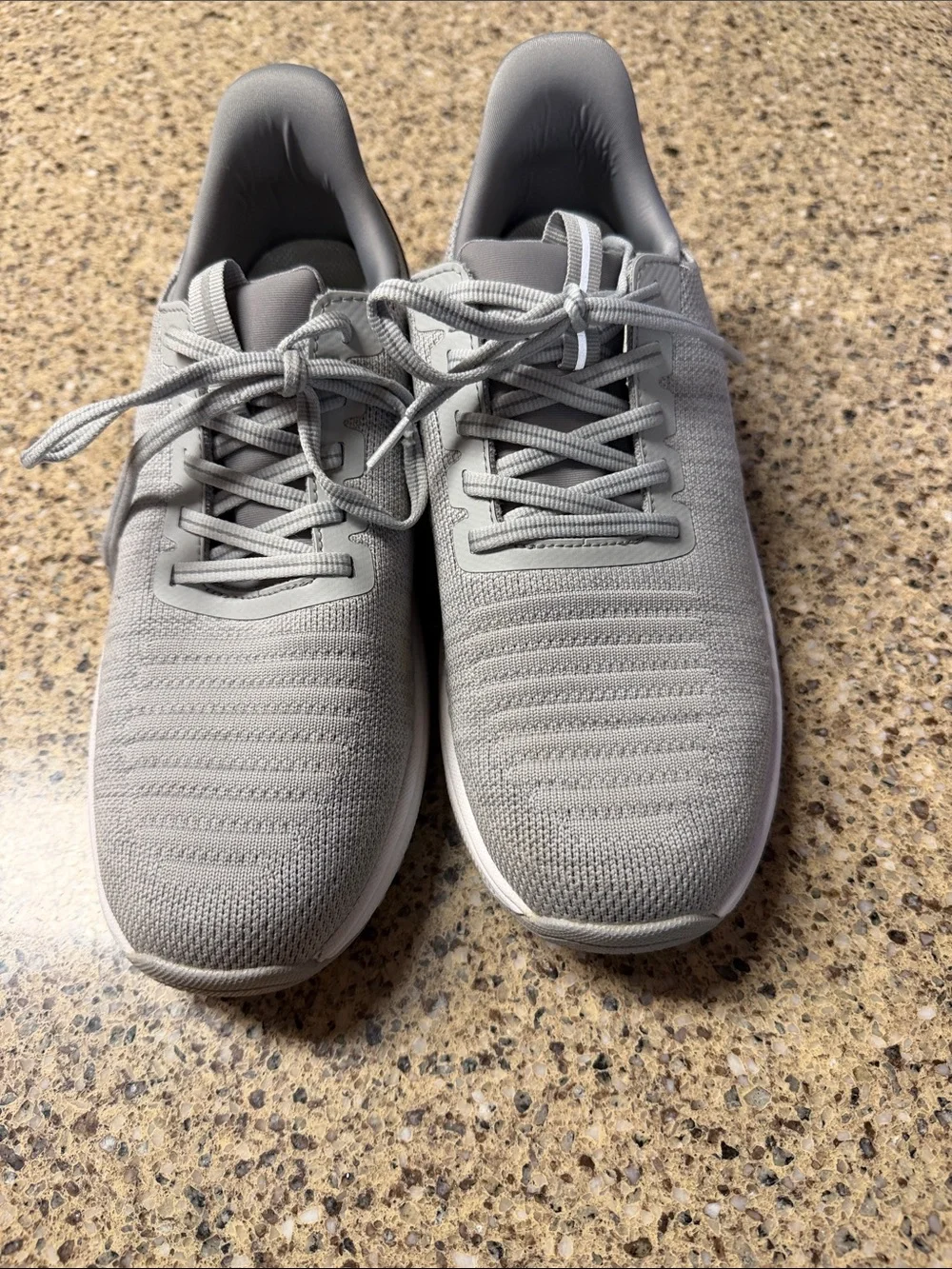 OrthoFeet Kita Women’s Lightweight Grey Knit Sneakers